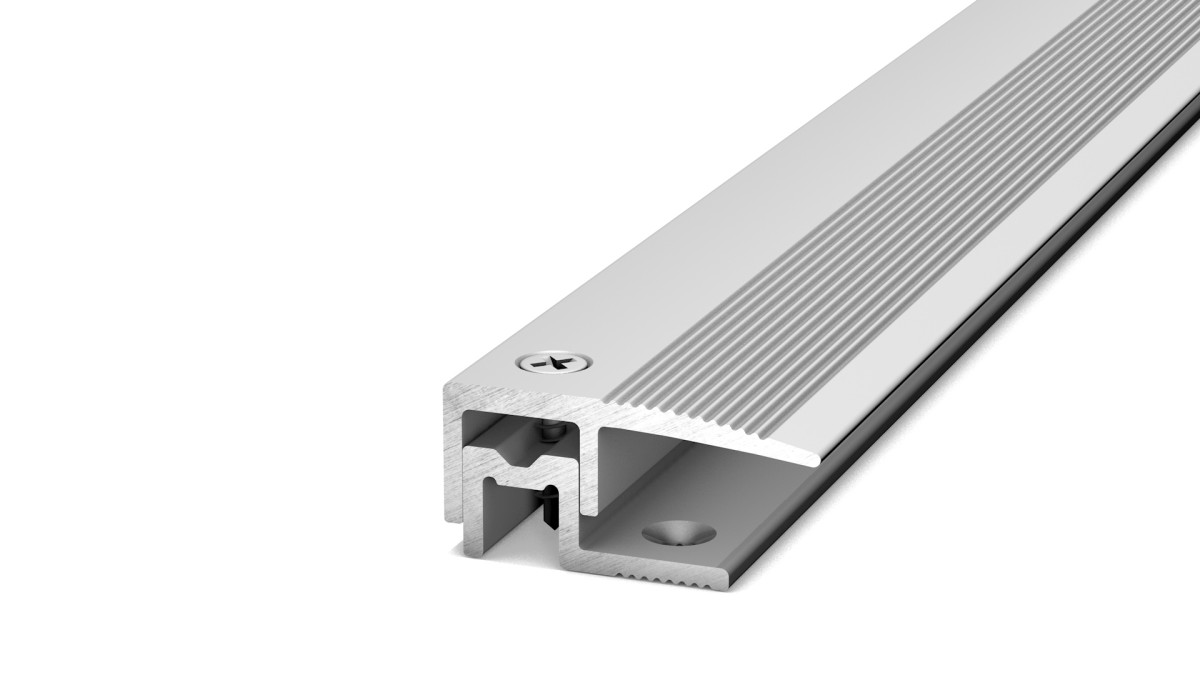 profil d'extrémité argent 0,90m