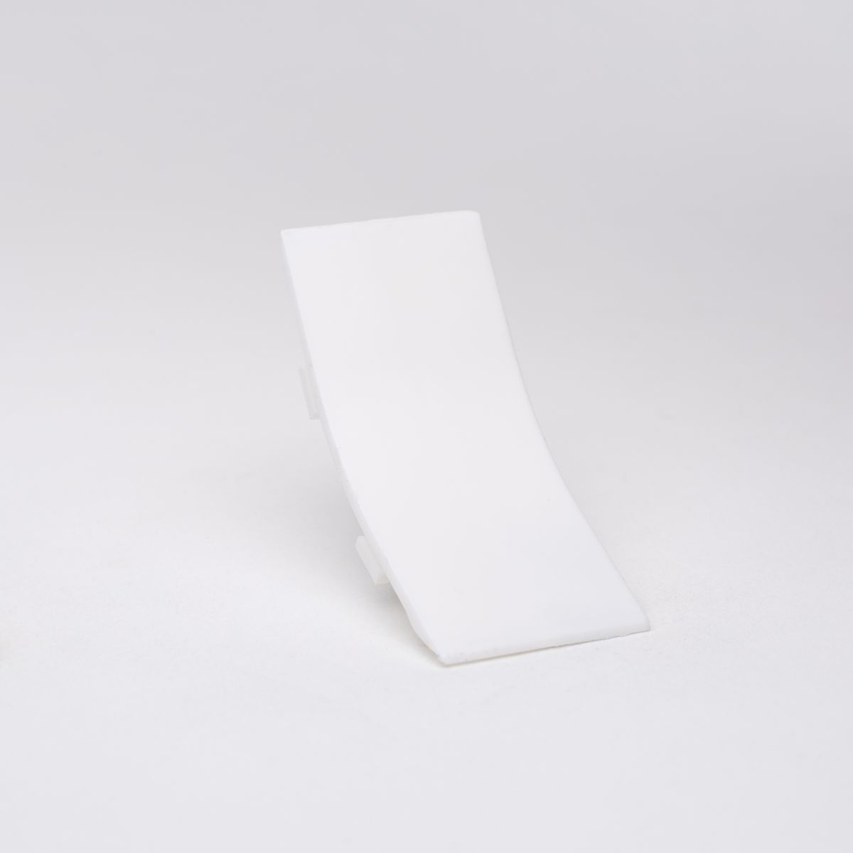 Embout droite Blanc - Profil d'extrémité 23x23mm