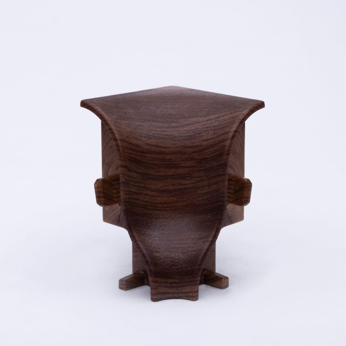 Angle intérieur imprimé noyer