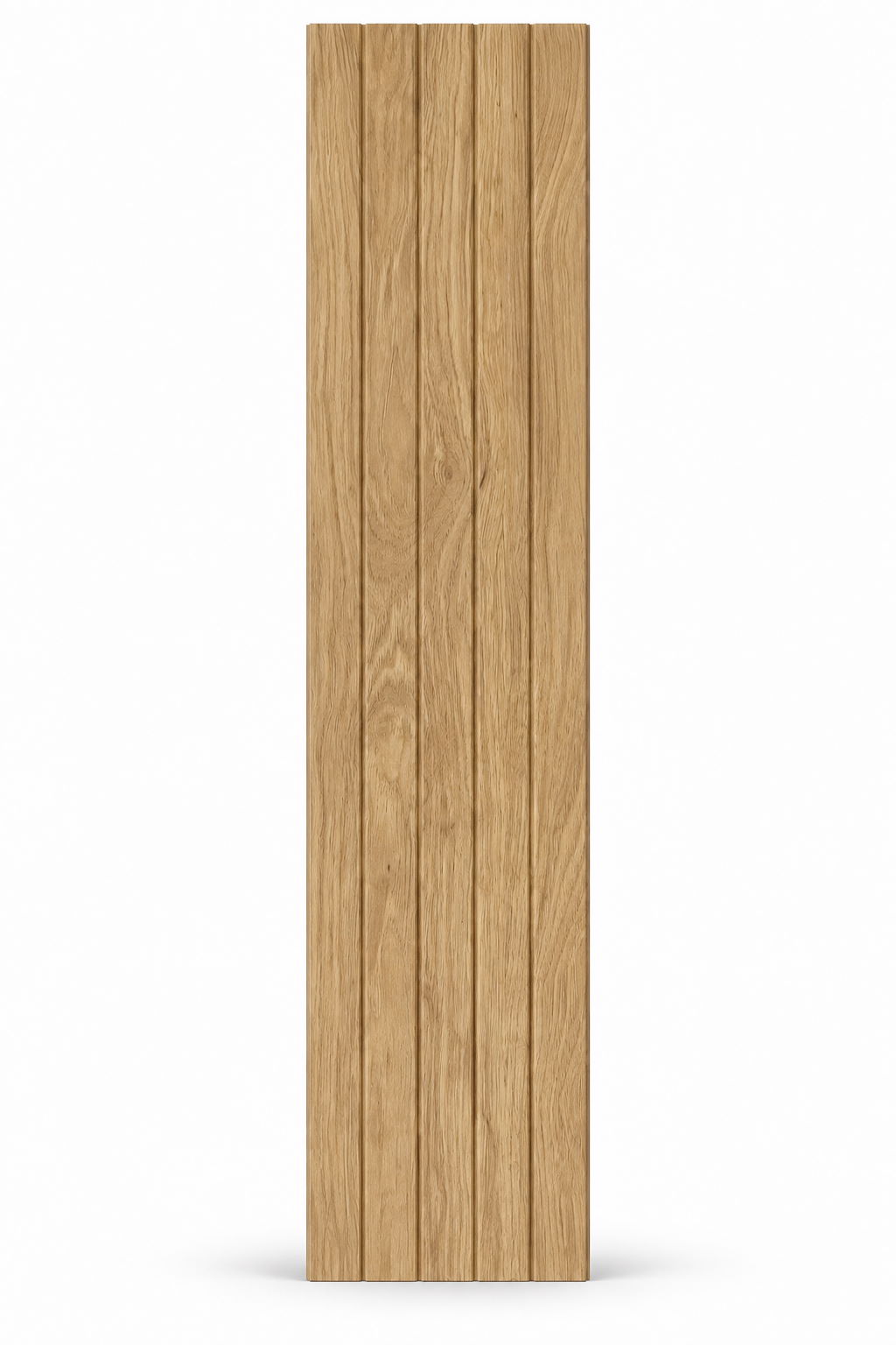 Panneau mural VERO Chêne naturel | Revêtement mural moderne en MDF 17 x 260 cm