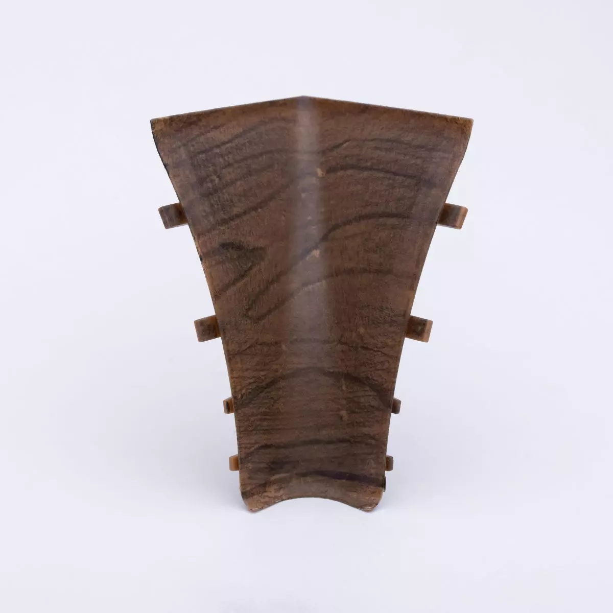 Innenecke für Duo-Soft Flexleiste 65 mm Nussbaum