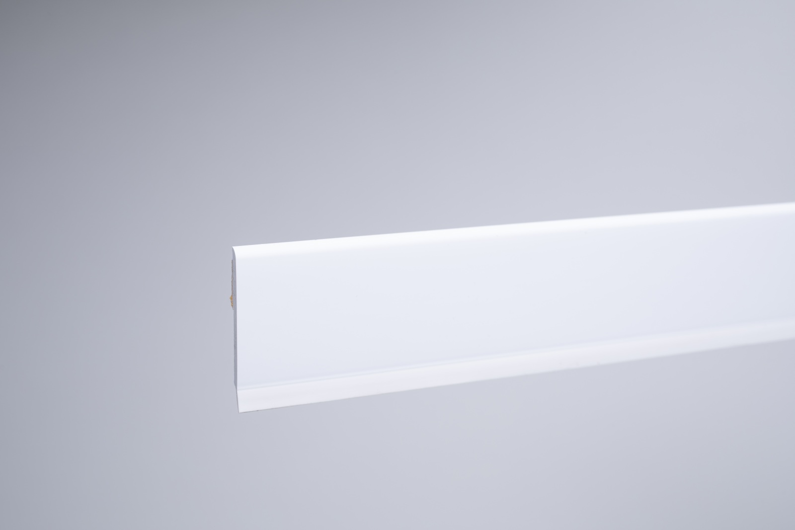 Profil plat autocollant avec lèvre 40 x 2,5 mm - Blanc