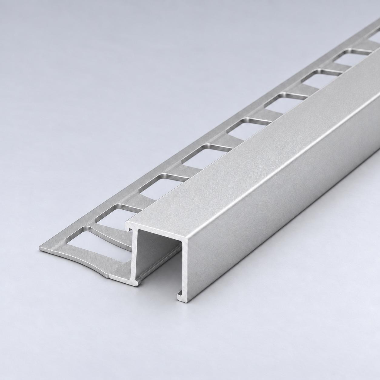 Profilo angolare in alluminio “tipo Q” 12 mm - argento