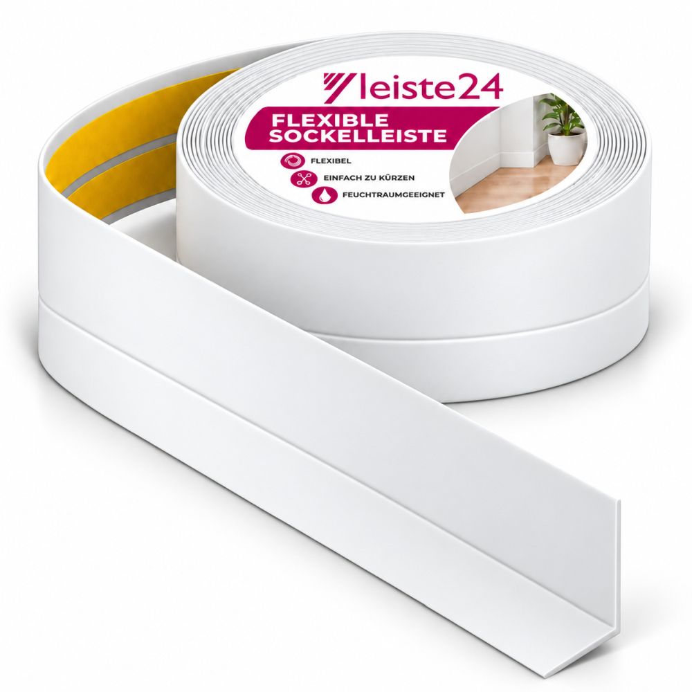 Plinthe souple Blanc 32 x 23mm