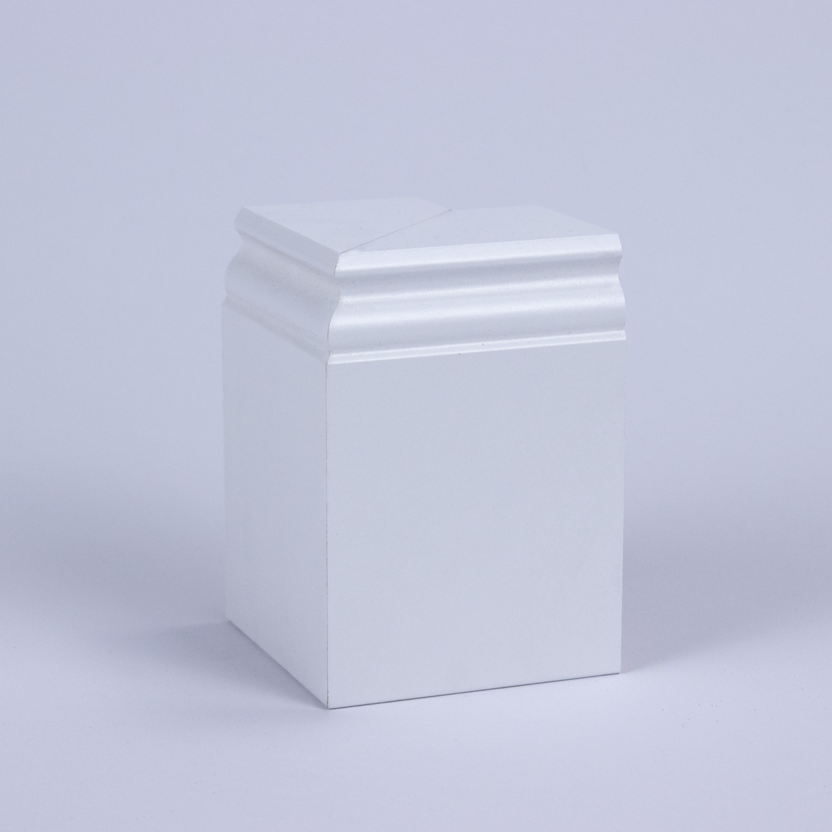 Angle extérieur pour revêtement de tuyau de chauffage Profil Berlin 120 mm blanc