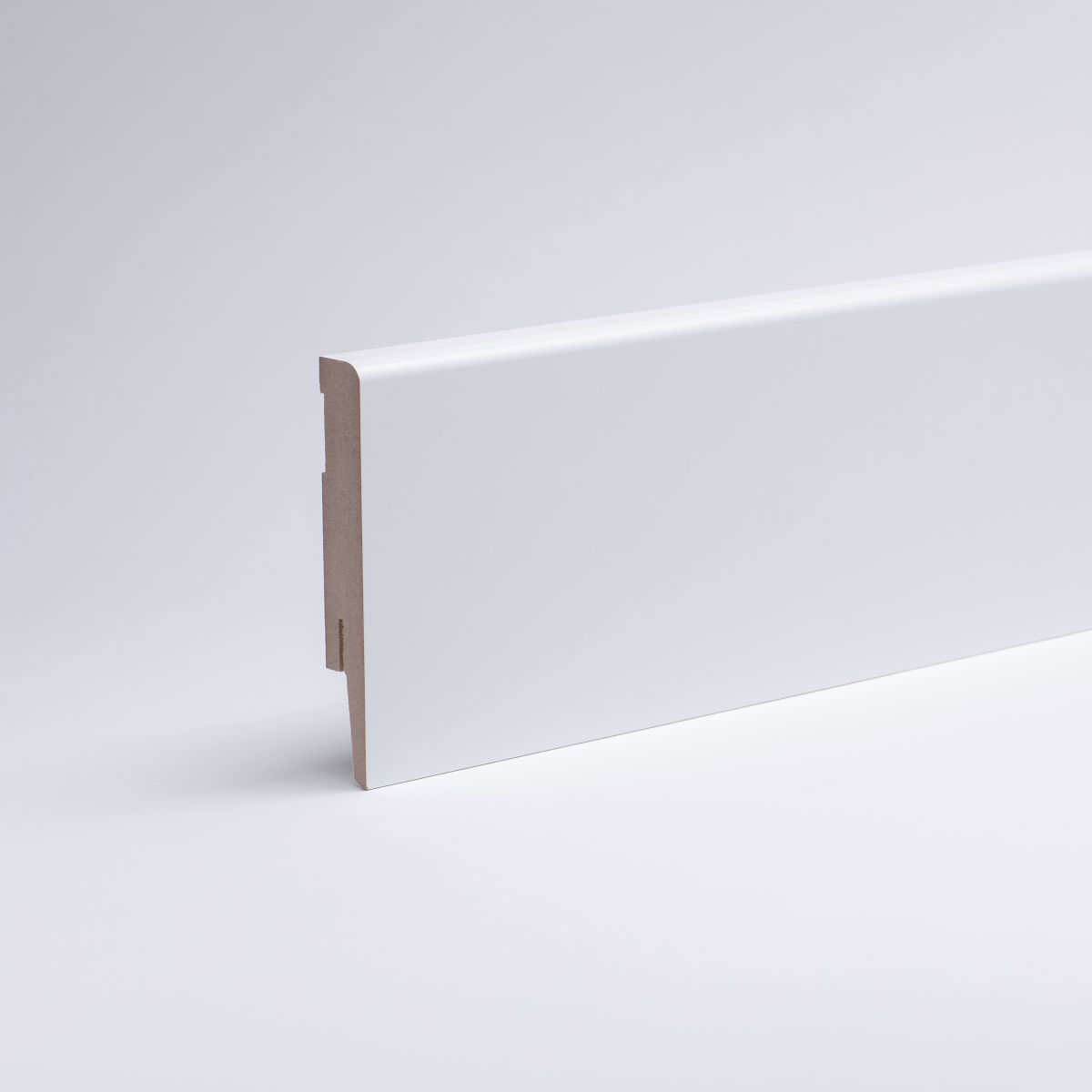 Plinths avec profil classique en MDF 100 mm blanc