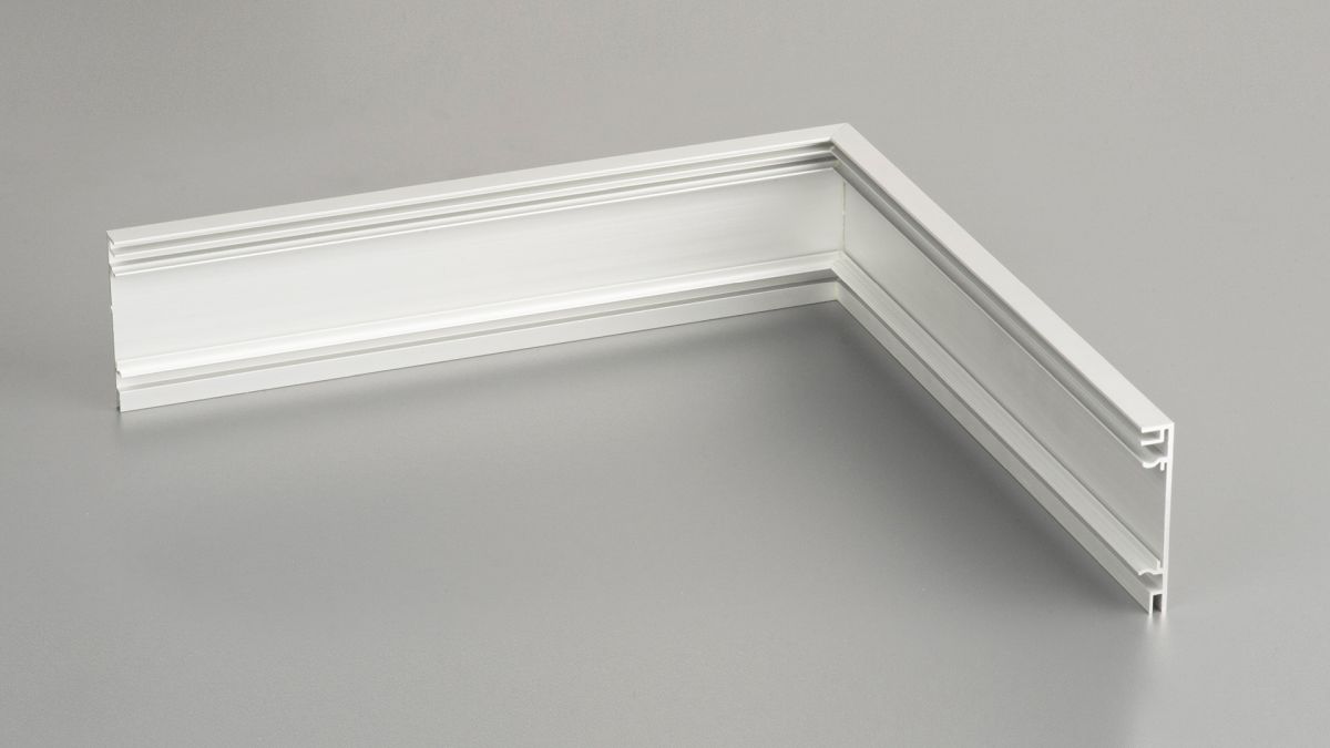 Prinz angle extérieur pour aluminium-plinthe 10 x 60 mm - N° 359 - Argent - 25 cm