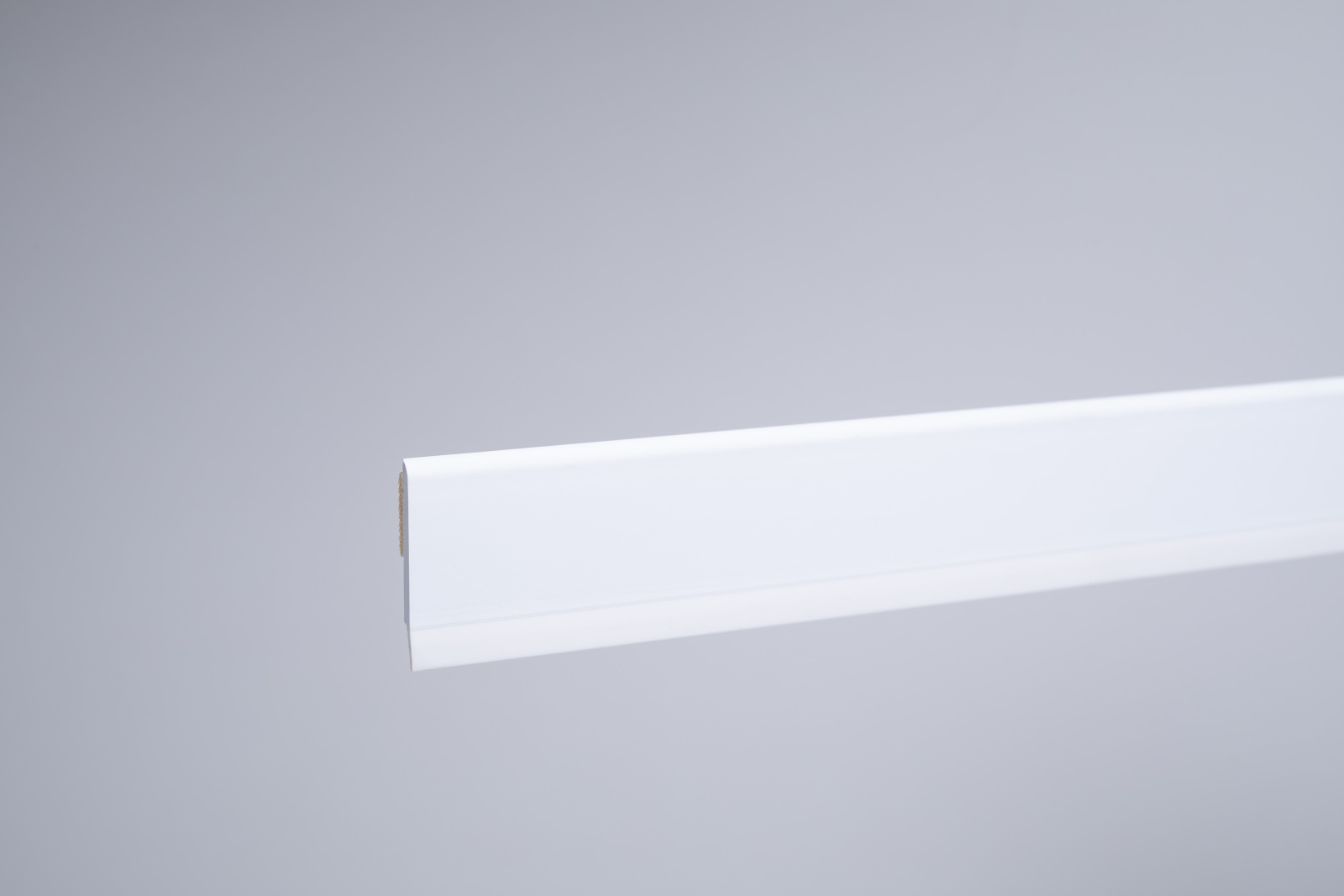 Profil plat autocollant avec lèvre 30 x 2,5 mm - Blanc