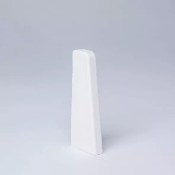 Abschluss links 40x15 weiß