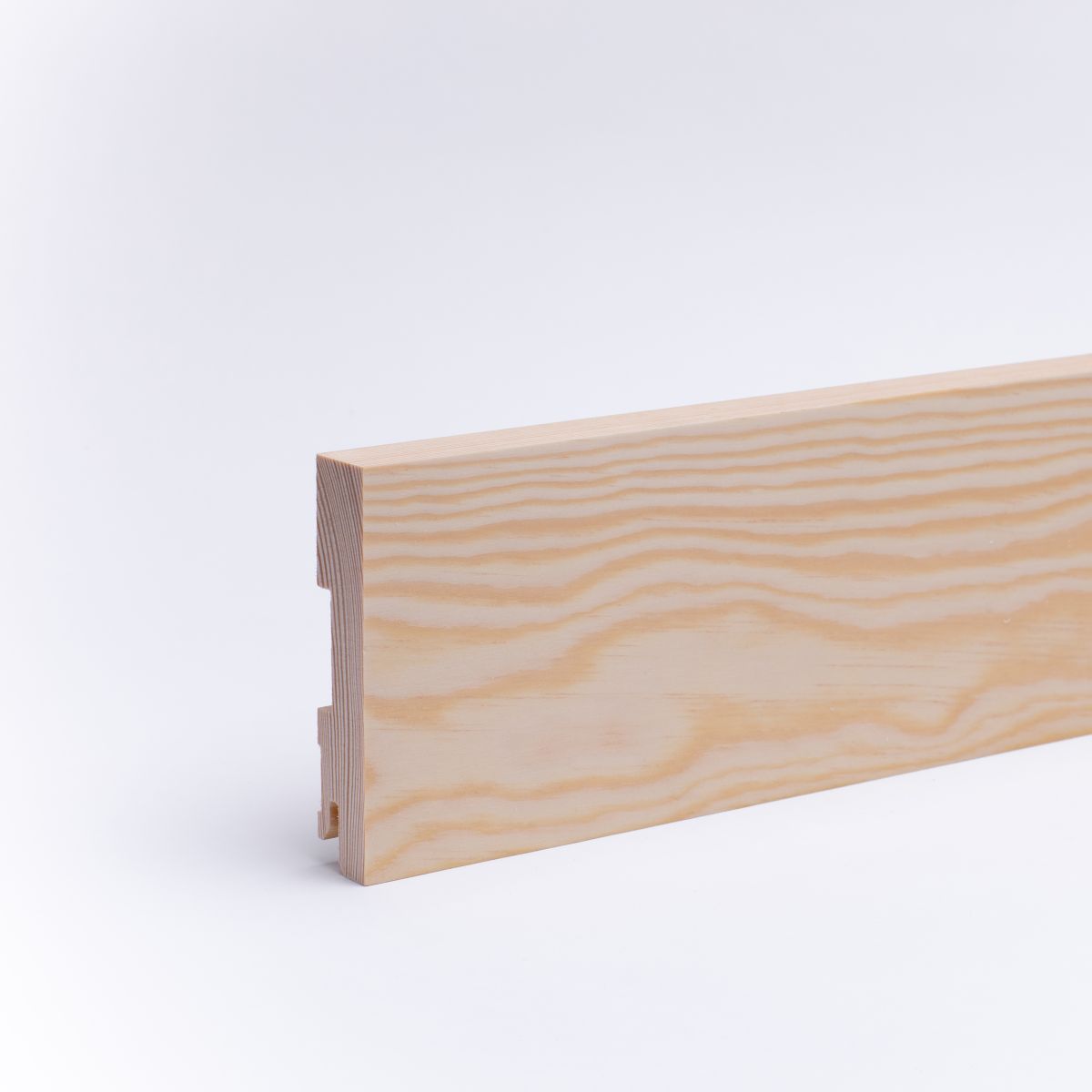 Plinthe en bois véritable carré 100mm pin huilé