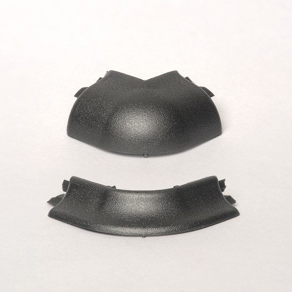 Angle extérieur pour plinthes flex pour revêtement du sol gris