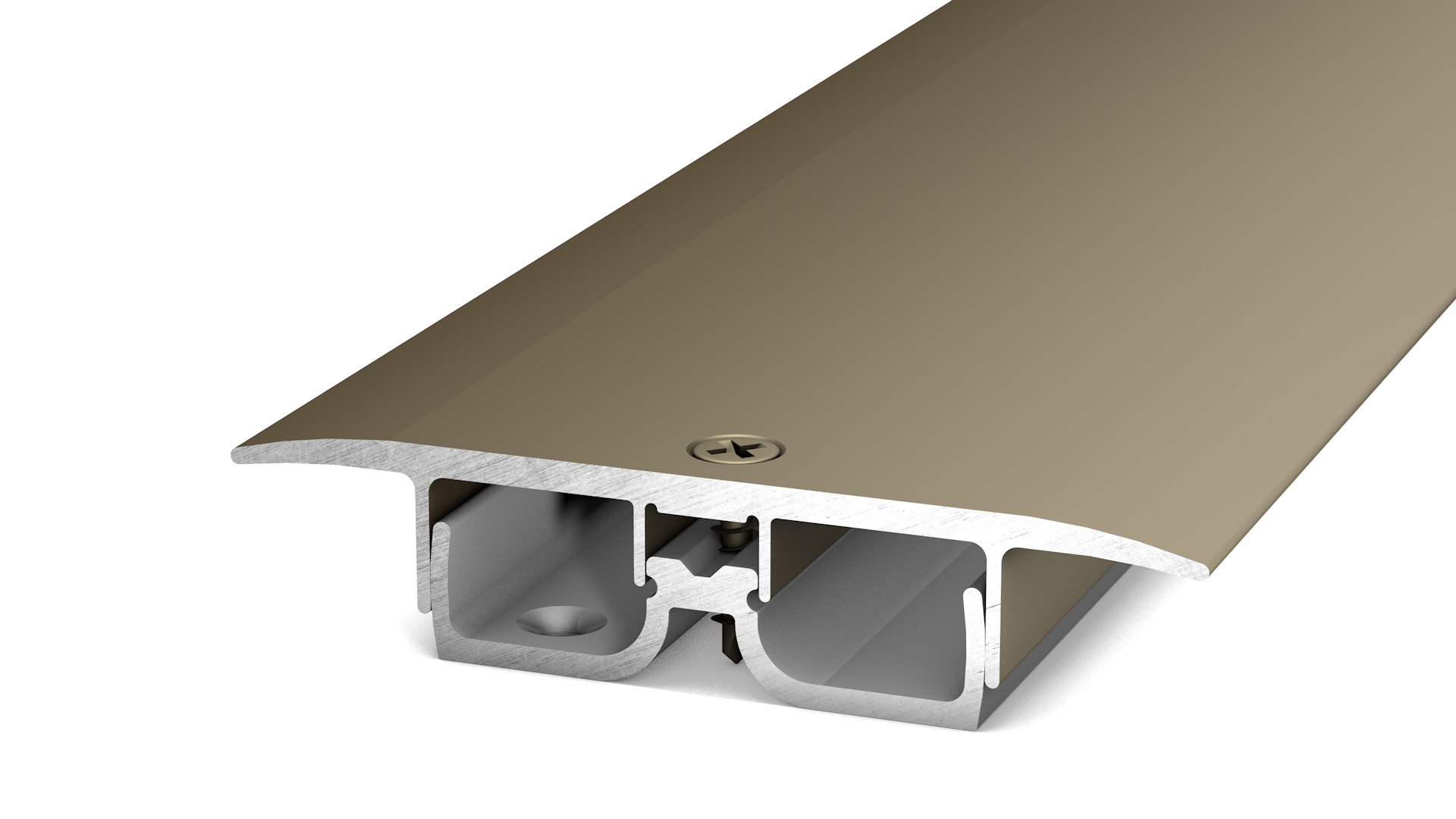 Profil de transition pour cábles acier inoxydable mat 2,70m