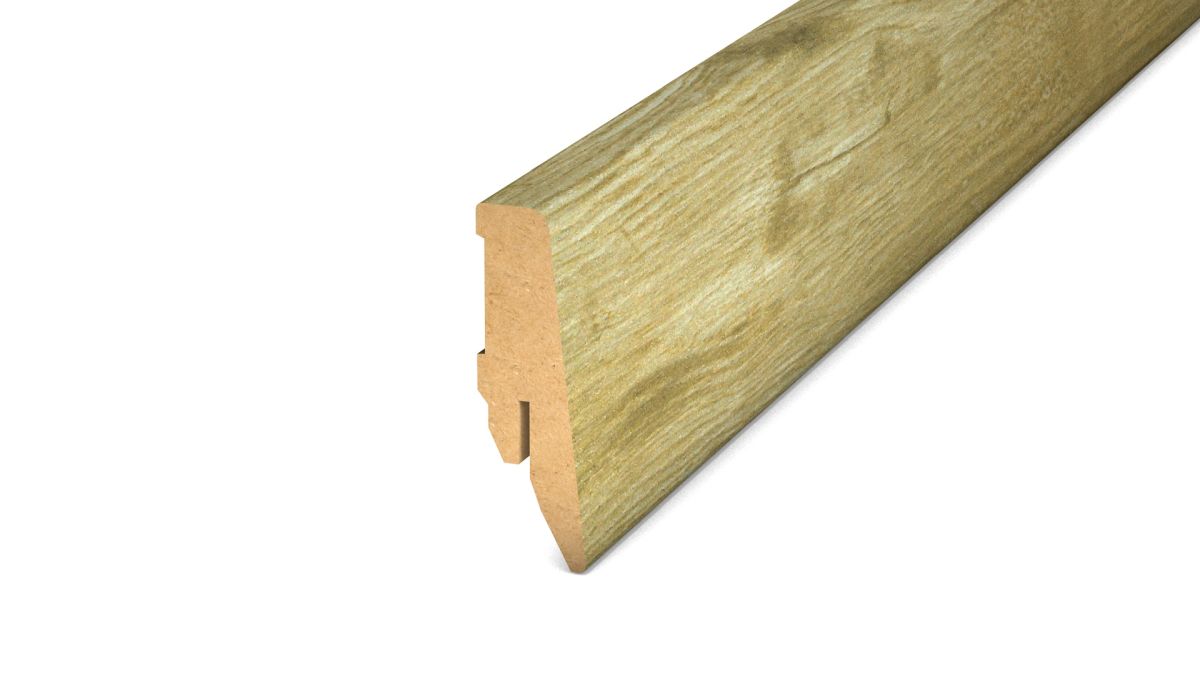 Prinz MDF-plinthe 18 x 58 mm - N° 809 - Columbia oak - 250 cm