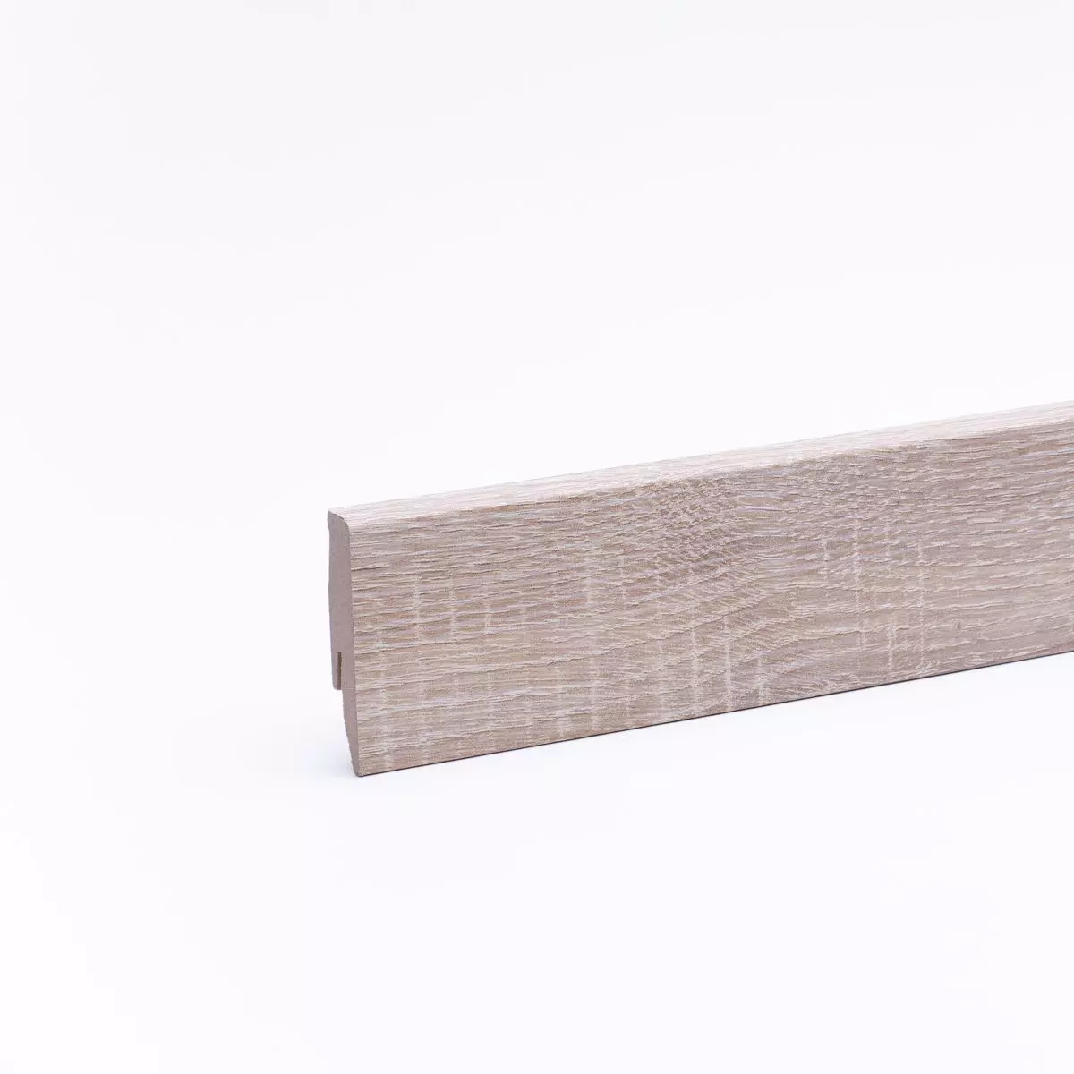 Sockelleiste mit Holzoptik 60 mm Eiche White Washed