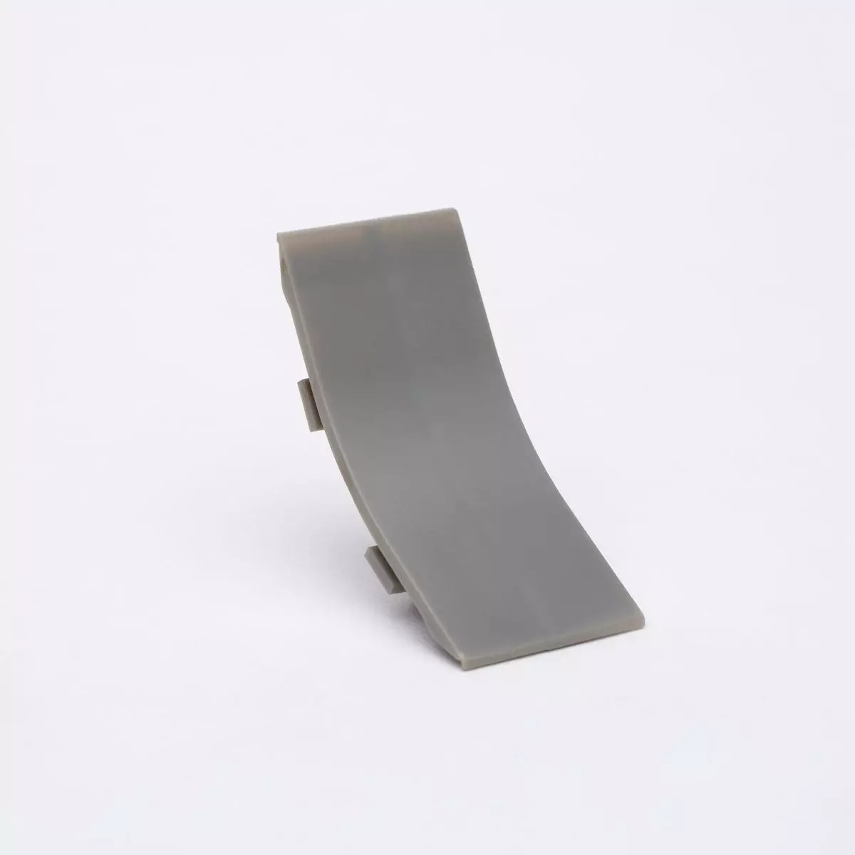 Verbinder für Küchenabschlussleiste 23x23 - Edelstahl Optik / Grau