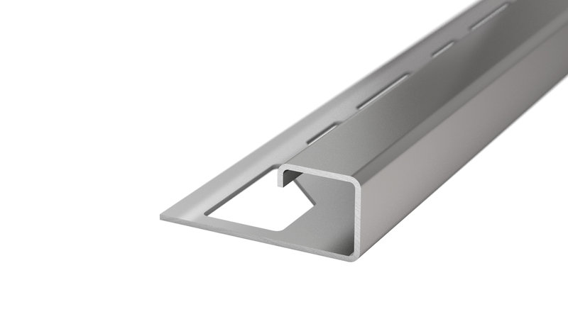 Prinz profilé carré 11 mm - N° 760 - Acier inoxydable brillant - 300 cm