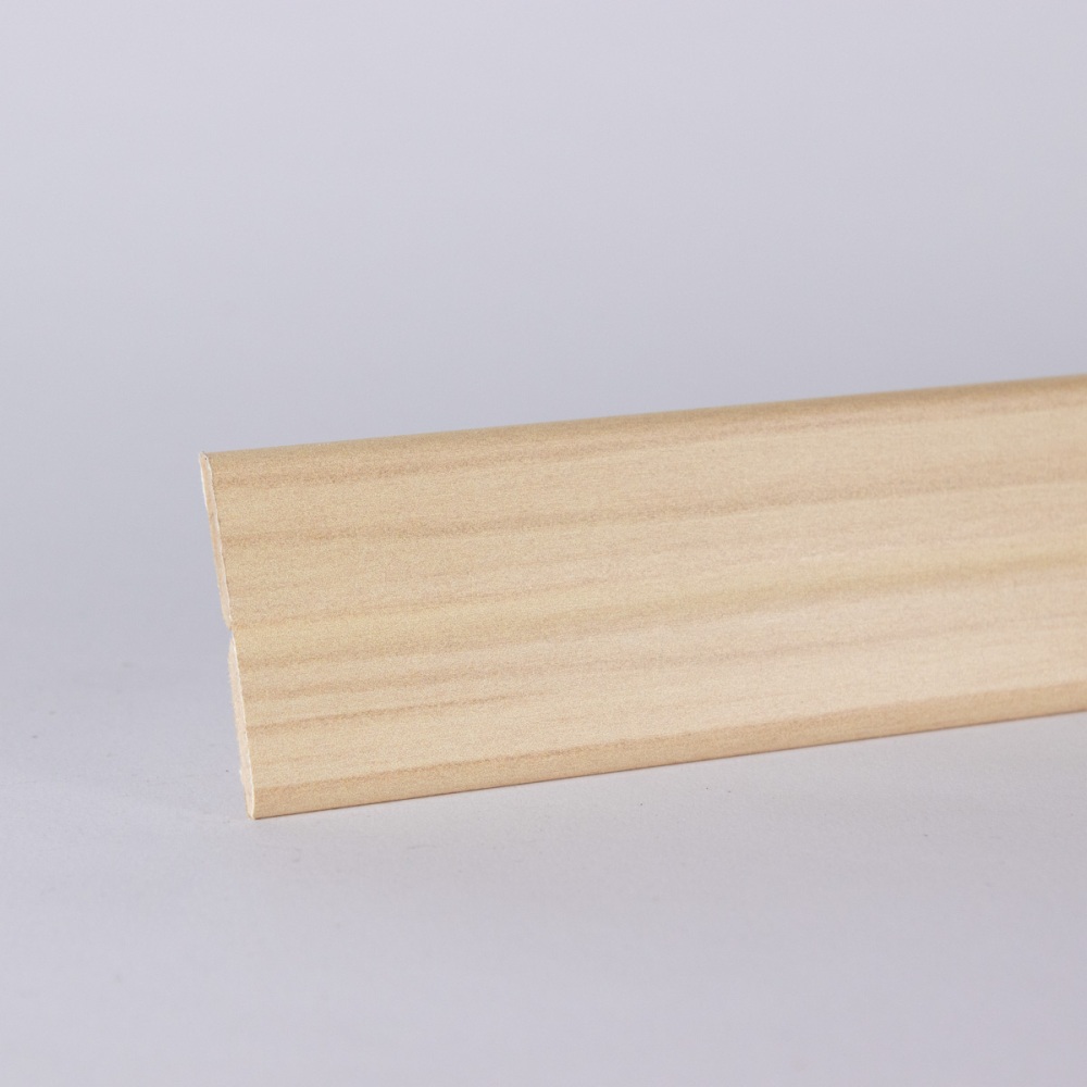 Plinthe articulée sur support MDF imitation bois maple