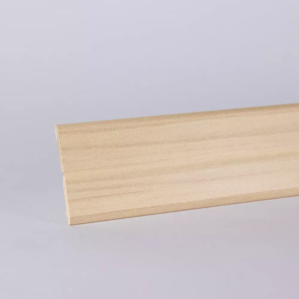 Knickleiste/Abschlusswinkel auf MDF-Träger in Holzoptik Ahorn