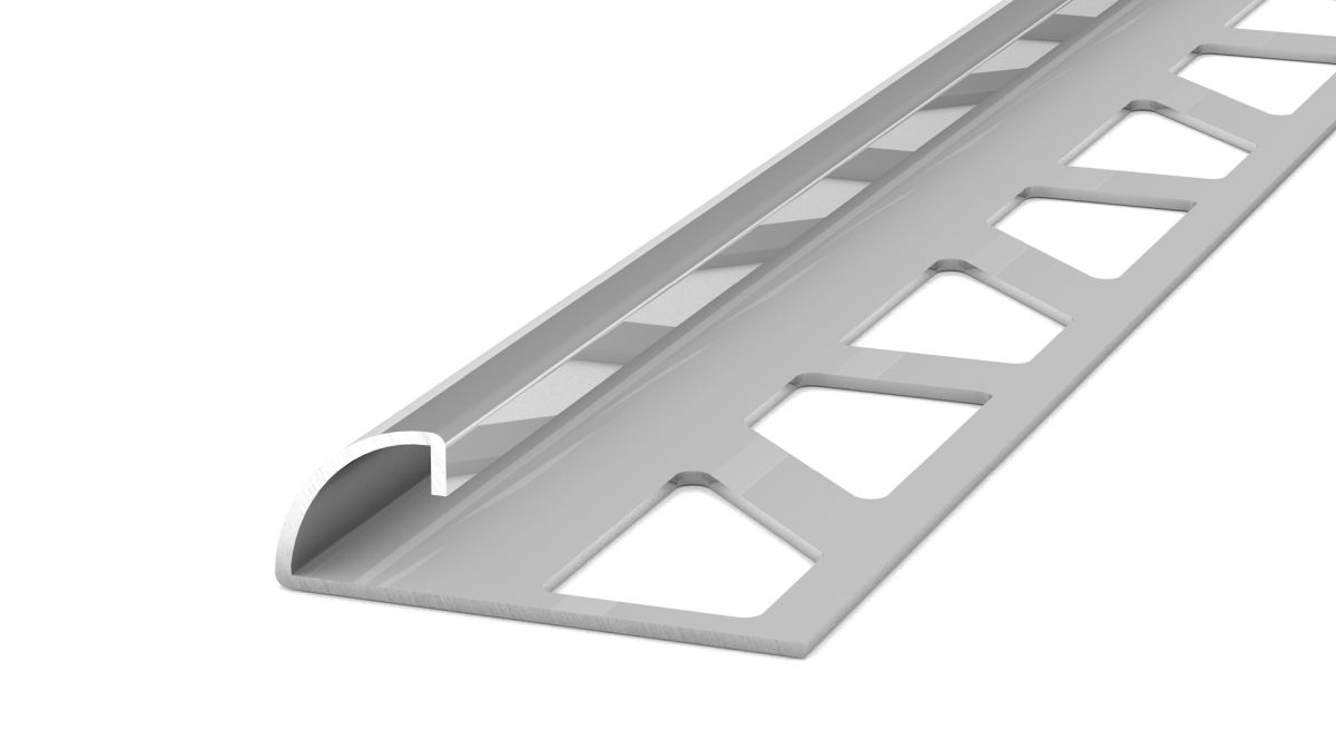 Prinz profilé quart-de-rond 6 mm - N° 752 - Acier inoxydable brillant - 250 cm
