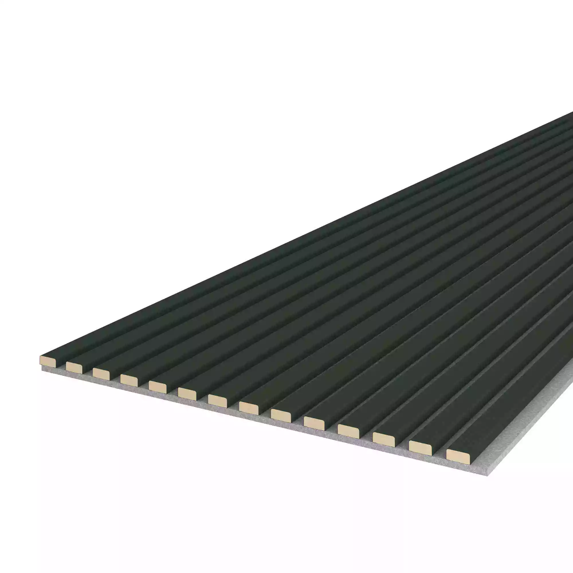 Akustikpaneel 2400 x 600 mm Forest - Akustikfilz Grau - Wandverkleidung