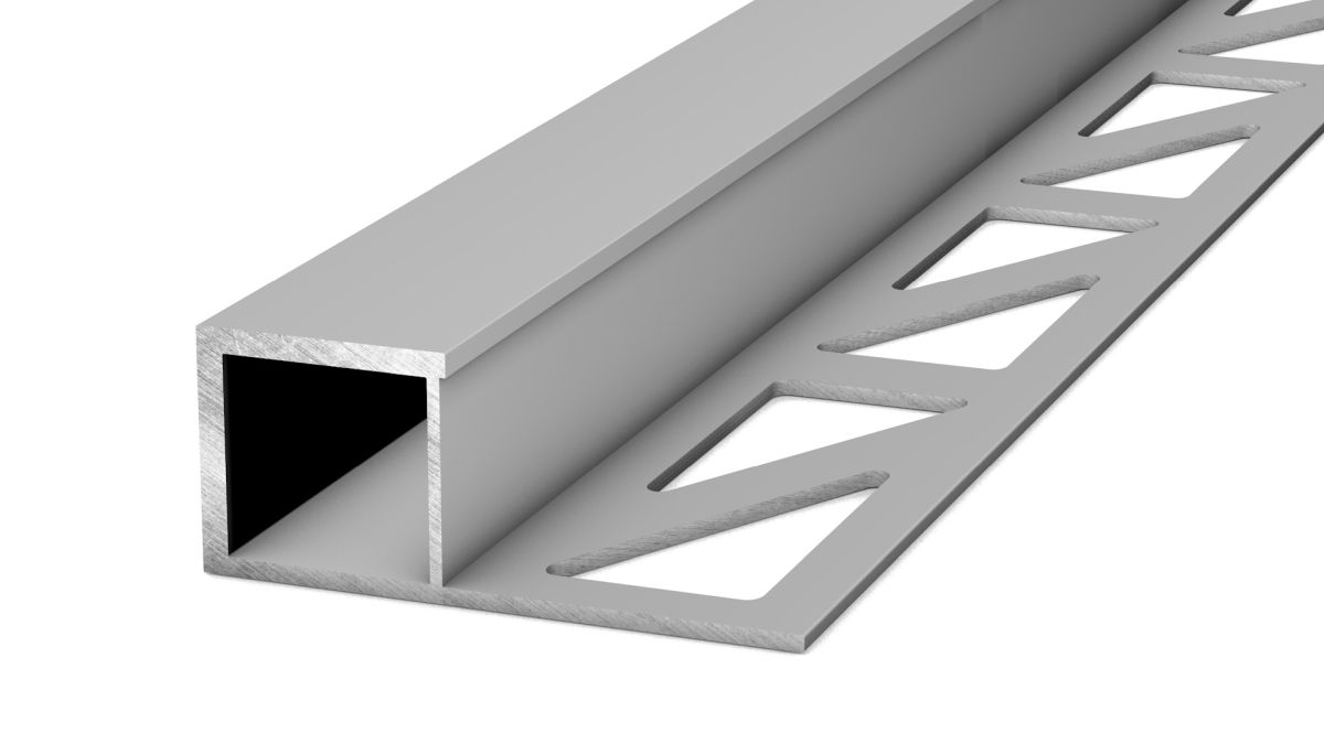Prinz profilé carré 12,5 mm - N° 751 - Argent mat - 250 cm