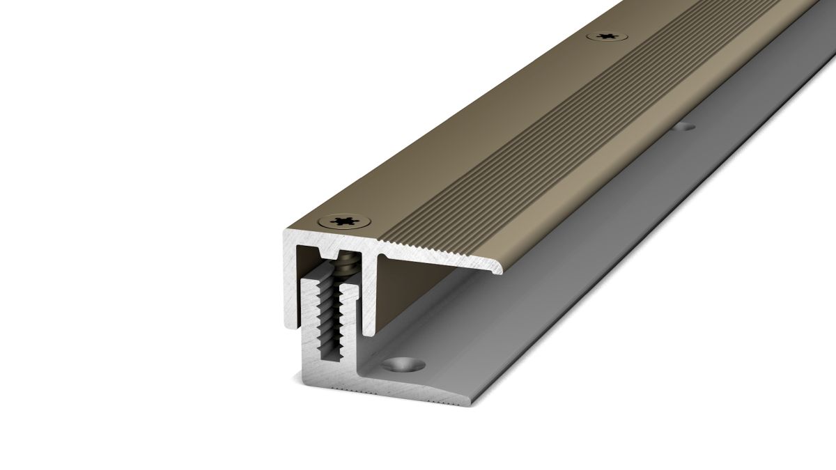 profil d'extrémité LPS 220 acier inoxydable mat 2,70m