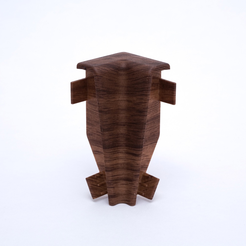 Angle intérieur noyer 60 mm