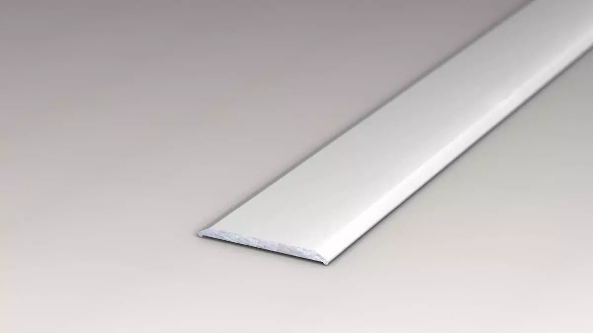 Übergangsprofil 24 mm selbstklebend Silber - 2,70 m