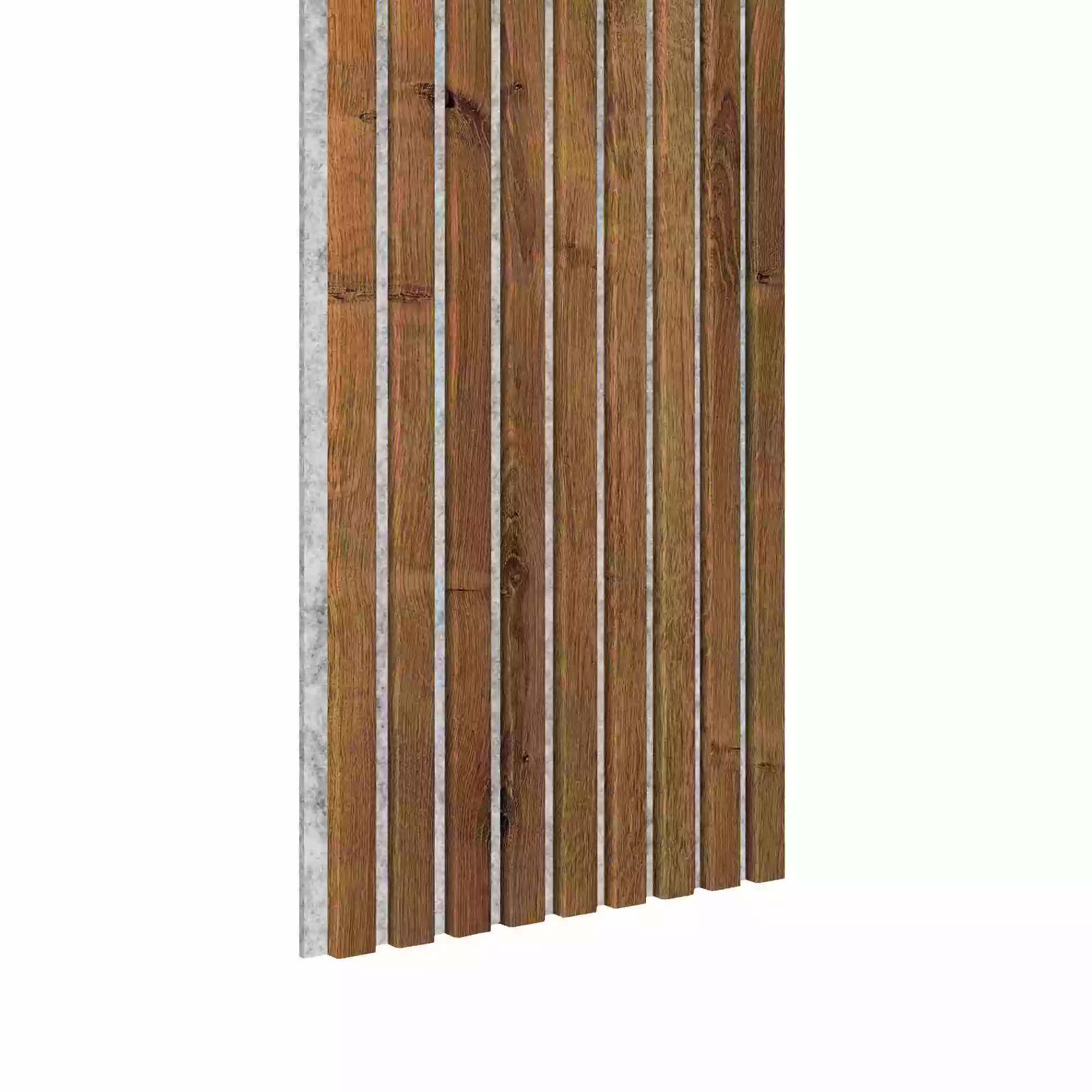 Muster - Eiche rustikal - Akustikfilz Grau