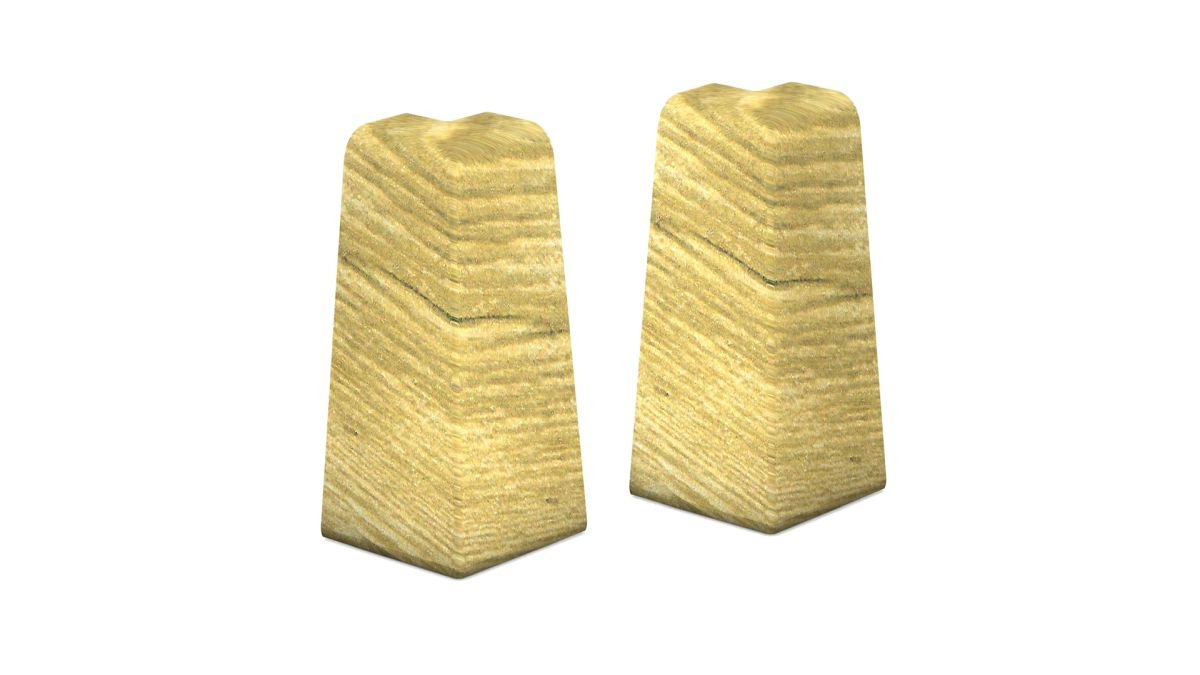 Prinz angles extérieurs pour MDF-sockeleiste 18 x 58 mm n° 809. - Columbia oak