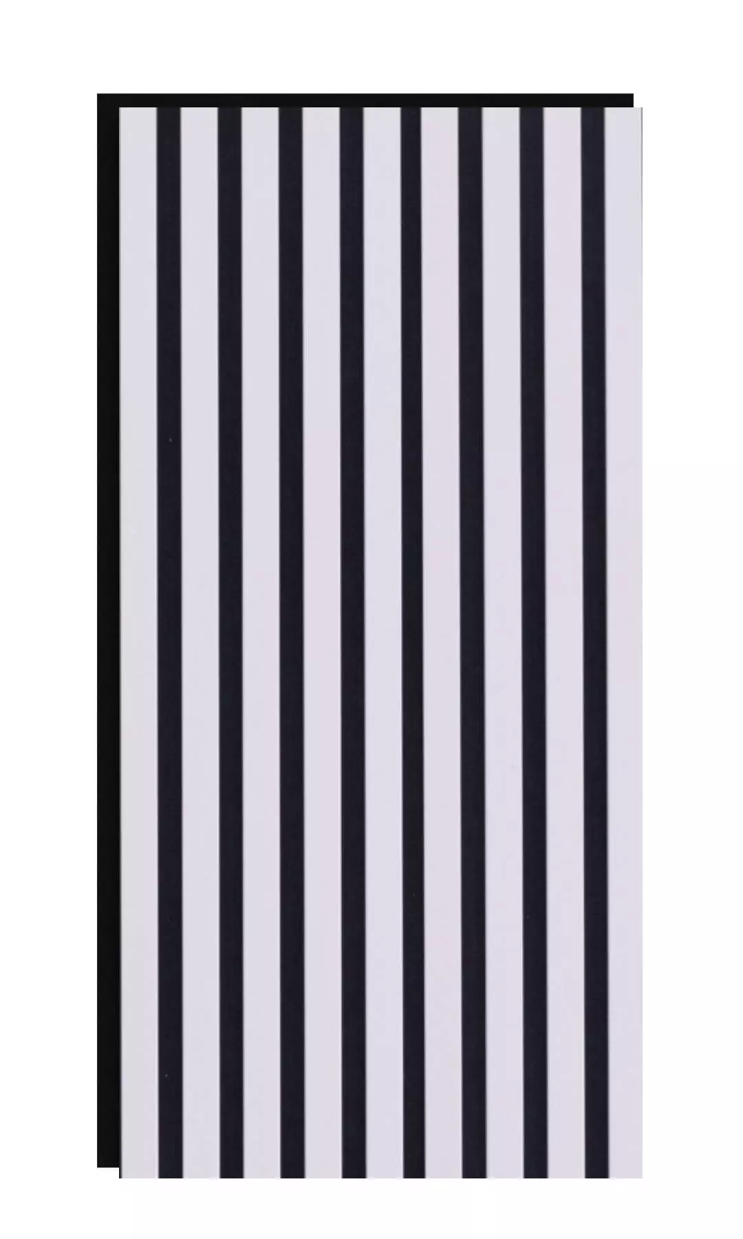 Akustikpaneel 800 x 400 mm Rose - Akustikfilz Schwarz - Wandverkleidung