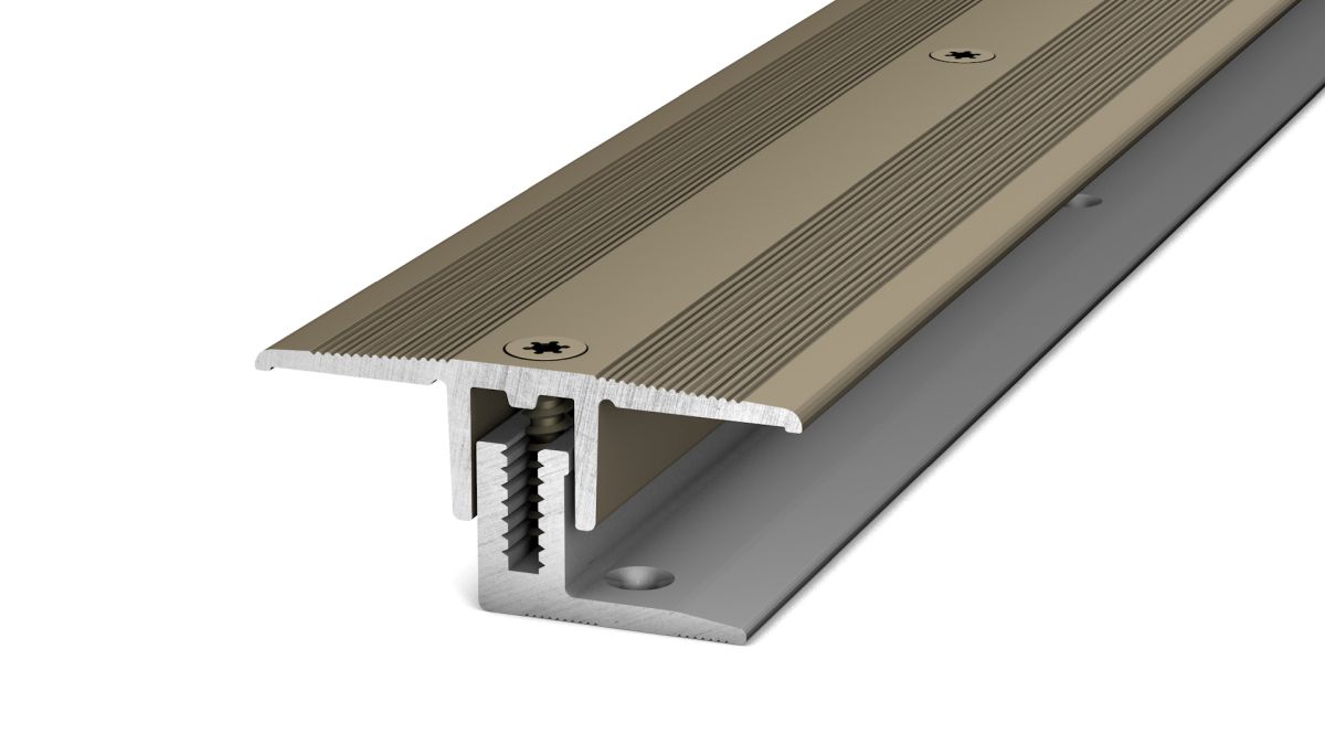 Prinz LPS 220 profilé de transition 34 mm - N° 220 - Acier inoxydable mat - 270 cm