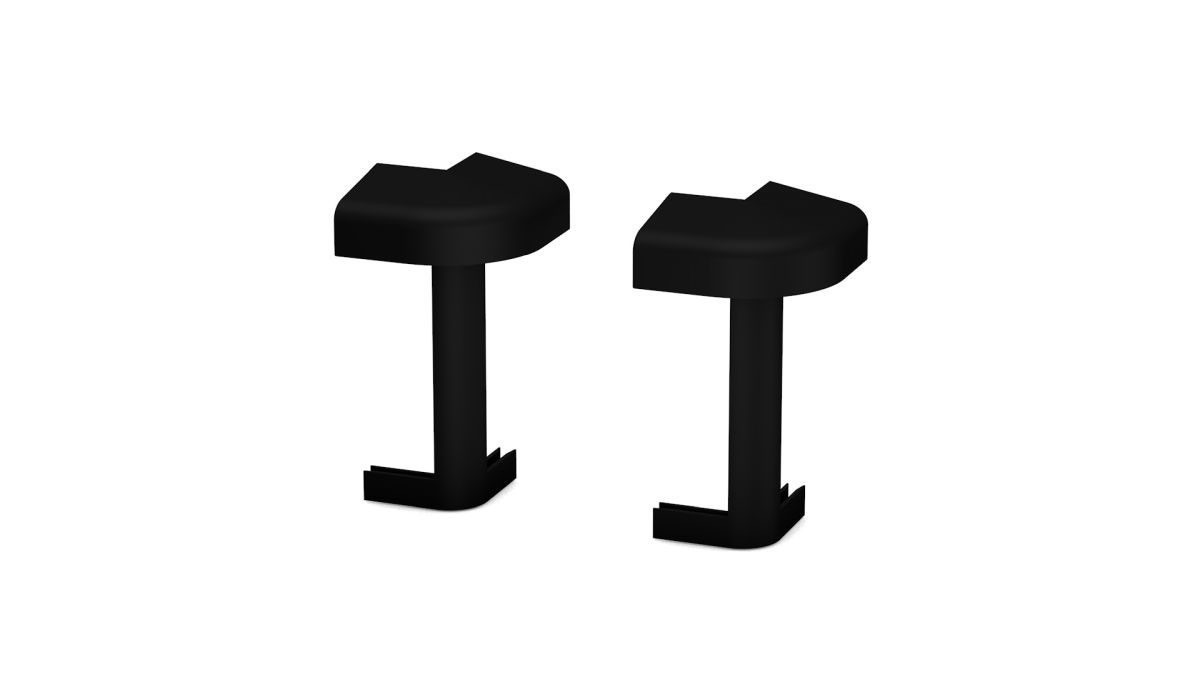 Prinz angles extérieurs - Plastique. pour teppich-einklebeleiste avec steg. - N° 810 - Noir