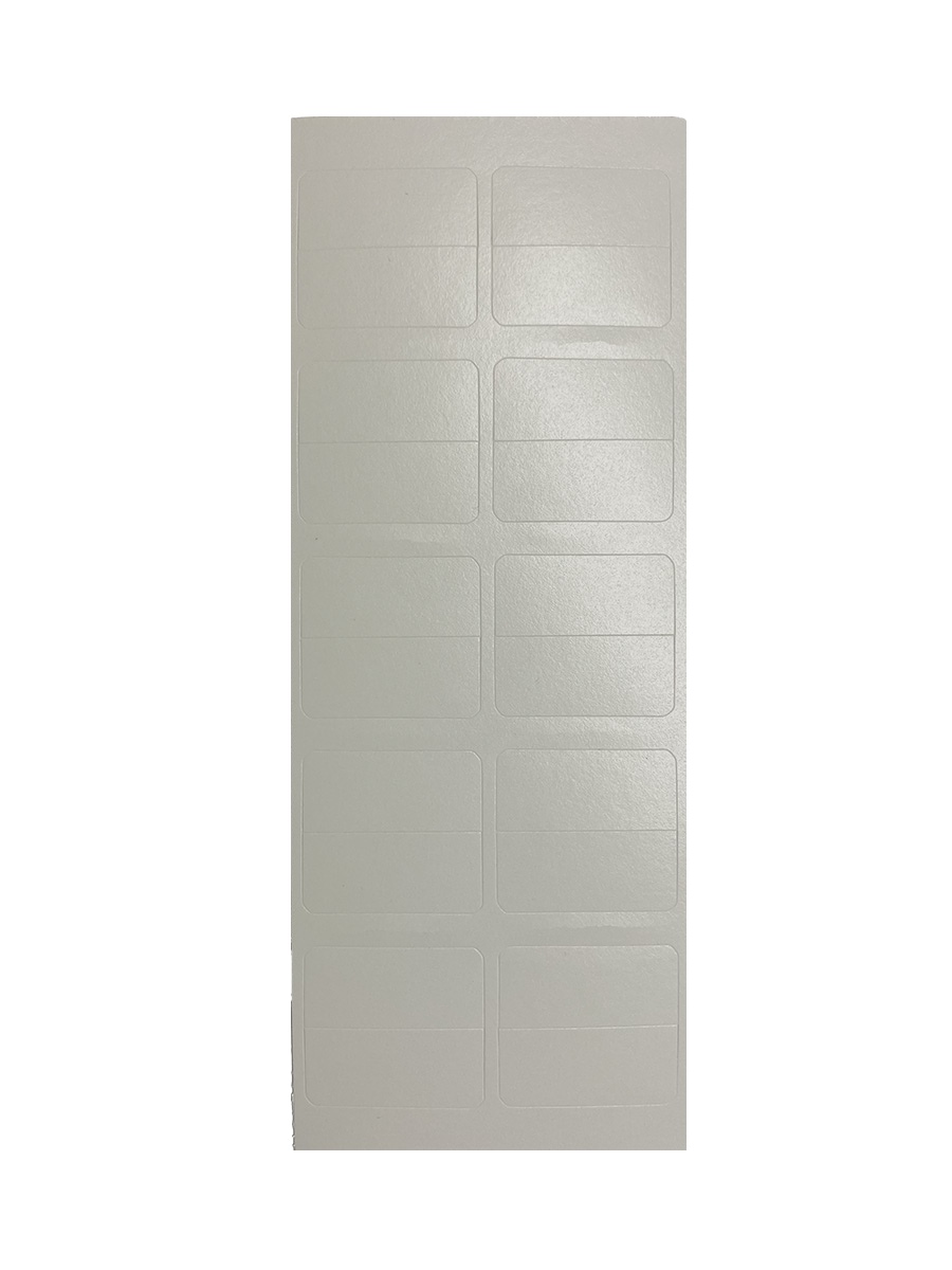 Acabados para lamas de pared/panel 27x12mm Blanco