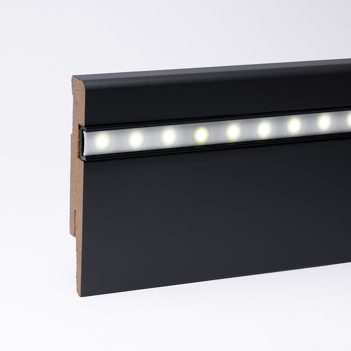 Plinthe LED Profilé de Weimar 100 mm - Gris/Anthracite
