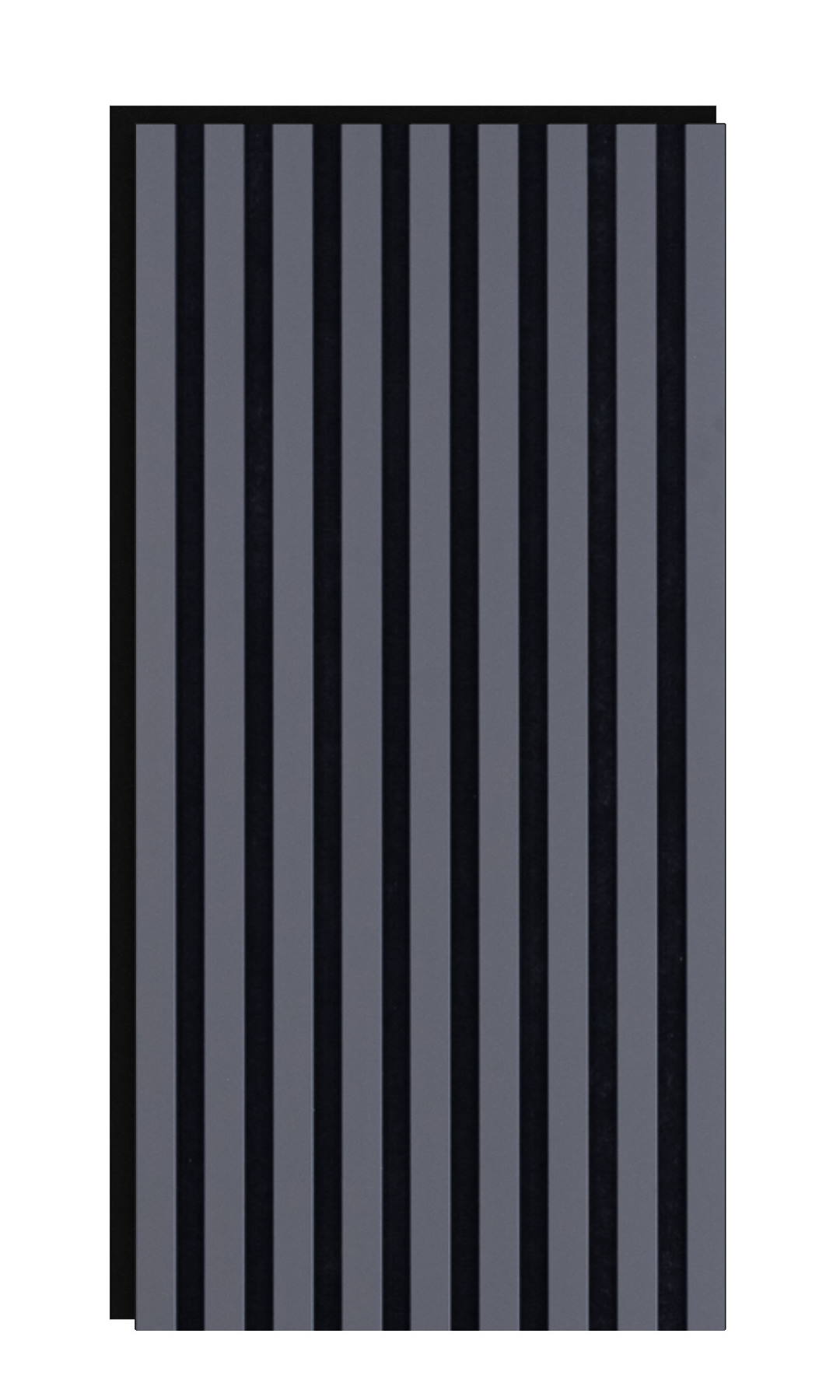 Revestimiento de pared Palillería acústico color teja/negro de 265x25 cm